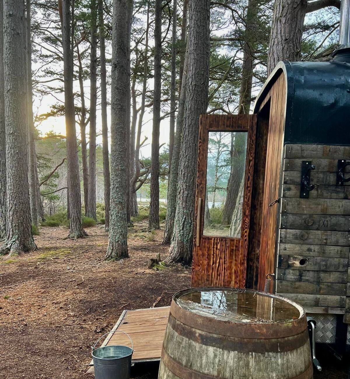 sauna - rothiemurchus aviemore