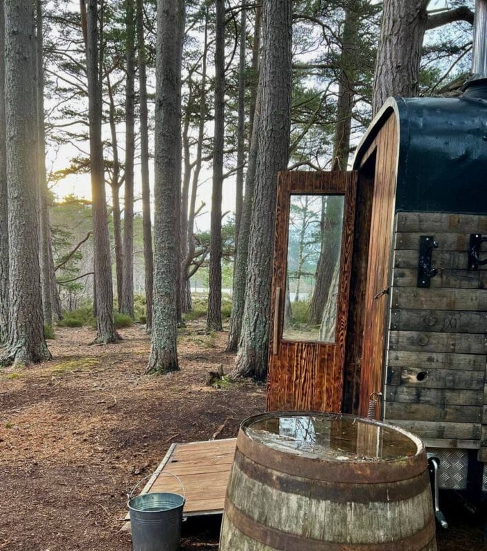 sauna - rothiemurchus aviemore